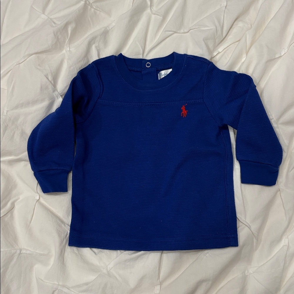 Polo Ralph Lauren thermal shirt - size 9 months